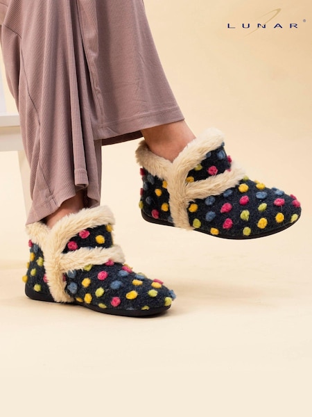 Lunar Latte Bootie Slippers (AD7276) | £35