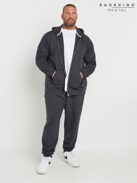 BadRhino Big & Tall Grey Diamond Joggers (AD7393) | £34