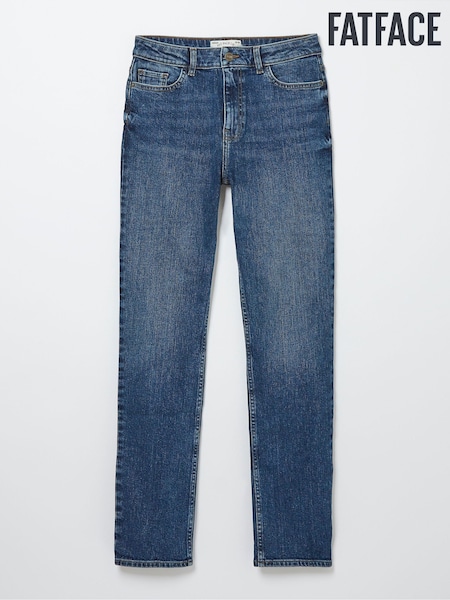 FatFace Chesham Dark Vintage Blue Girlfriend Jeans (AD8598) | £55