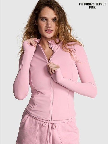 Victoria's Secret PINK Cameo Pink Relay Full Zip Jacket (AD8642) | £49