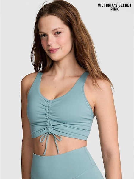Victoria's Secret PINK Niagara Falls Blue Relay Cinched Plunge Bra (AD8644) | £29