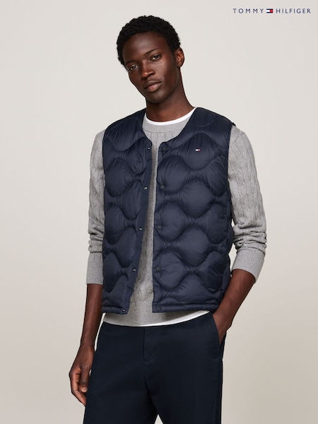 Tommy Hilfiger Blue Onion Quilted Down Liner Vest (AD8793) | £120