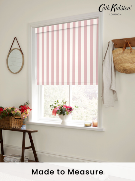 Cath Kidston Pink Canopy Stripe Made to Measure Roller Blind (AD9959) | £58