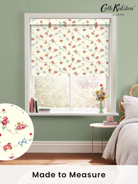 Cath Kidston Cream Rose And Bows Made to Measure Roller Blind (AD9962) | £58
