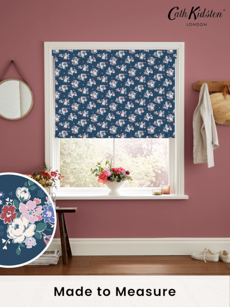 Cath Kidston Blue Clifton Floral Made to Measure Roller Blind (AD9965) | £58