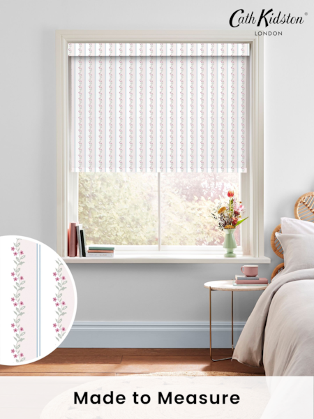 Cath Kidston Cream Ticking Vine Made to Measure Roller Blind (AD9967) | £58