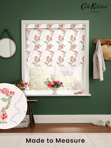 Cath Kidston Pink Rose Flutter Made to Measure Roller Blind (AD9976) | £58