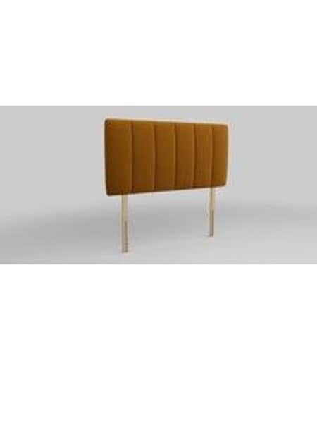 Plush Velvet Easy Clean/Mustard Yellow Panel Headboard (AD9999) | £195
