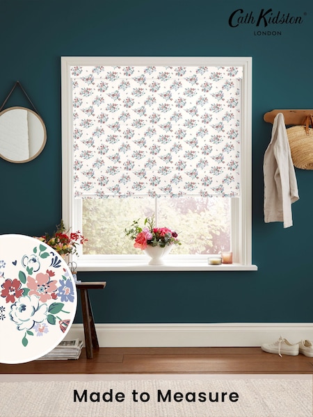 Cath Kidston Cream Clifton Floral Made to Measure 100% Cotton Roman Blind (AE0214) | £79