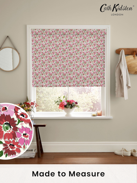 Cath Kidston Red Archive Ditsy Made to Measure 100% Cotton Roman Blind (AE0231) | £79