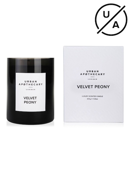 Urban Apothecary Velvet Peony Luxury Scented Candle 300g (AE0787) | £42