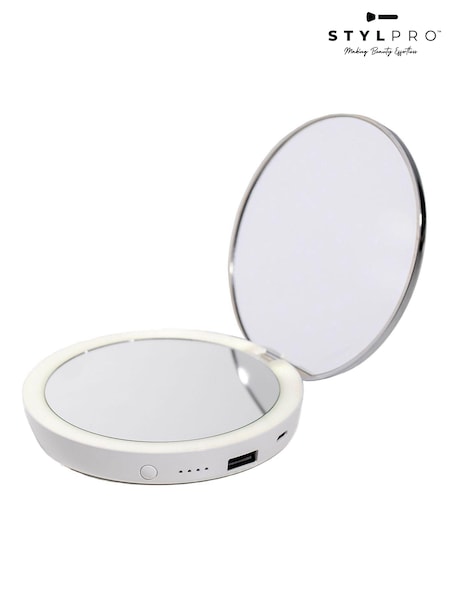 Stylpro Flip 'n' Charge Power Bank Compact LED Mirror (AE0800) | £30