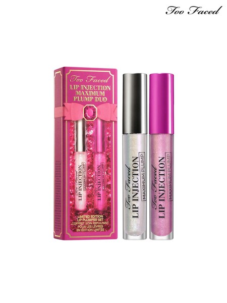 Too Faced Lip Injection Maximum Plump Lip Gloss Duo Gift Set (Worth £52) (AE0882) | £26
