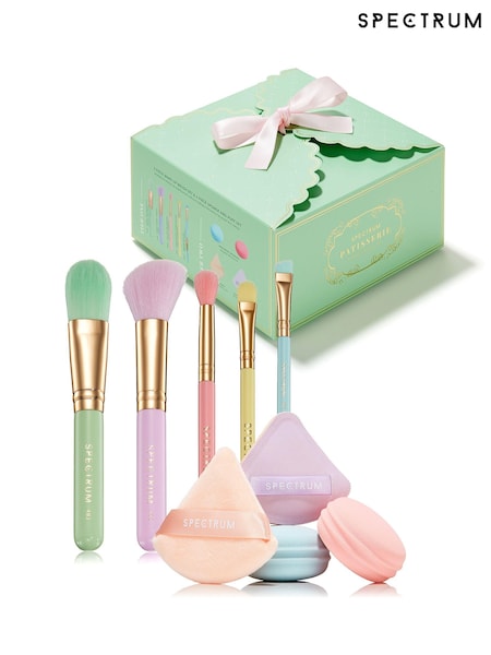 Spectrum Collections Patisserie Box Brush Sponge and Powder Puff Gift Set (AE1006) | £35
