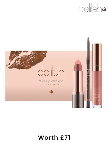 Delilah Nude Lip Trio Gift Set ( Worth £71) (AE1054) | £74