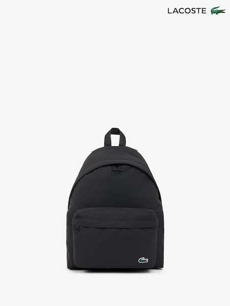 Black - Regular Lacoste Logo Backpack
