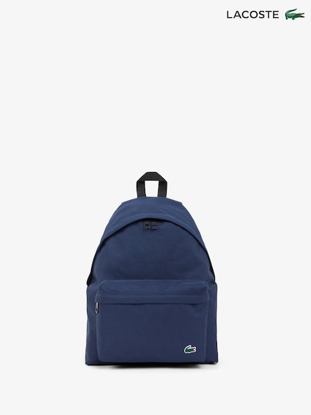 Navy Blue - Regular Lacoste Logo Backpack
