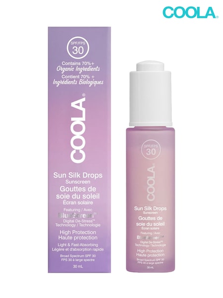 COOLA Sun Silk Suncream Face Drops SPF30 30ml (AE2232) | £45