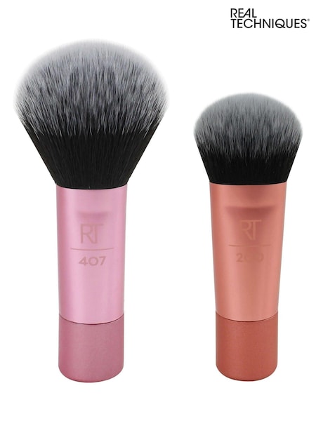 Real Techniques Travel Size Mini Makeup Brush Duo (AE2567) | £11