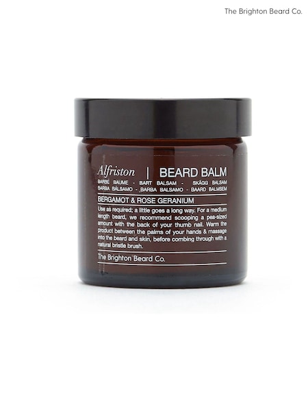 The Brighton Beard Co. Alfriston, Bergamot & Rose Geranium Beard Balm 60ml (AE2795) | £32