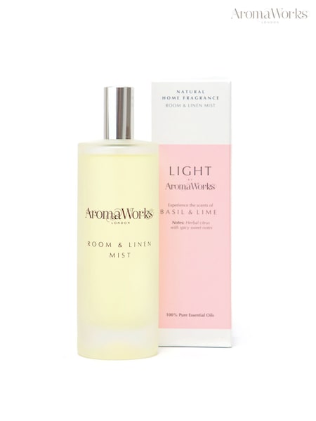 AromaWorks Basil & Lime Light Room Mist (AE3006) | £12