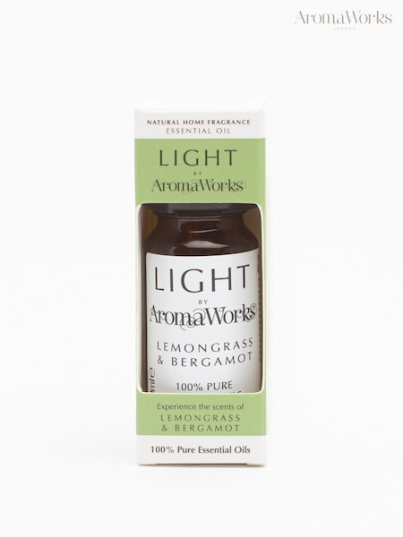 AromaWorks Light Essential Lemongrass & Bergamont Oil 10ml (AE3280) | £9