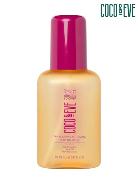 Coco & Eve Sunny Honey Tan Boosting Anti-Aging SPF30 Body Oil 150ml (AE3299) | £28