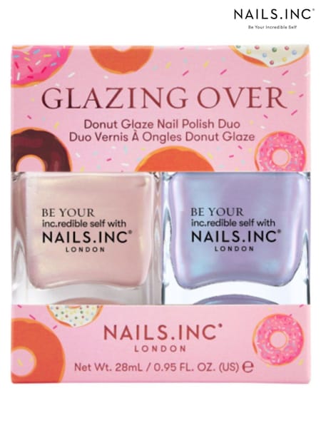 NAILS INC Glazing Over Nail Polish Duo (AE3336) | £15
