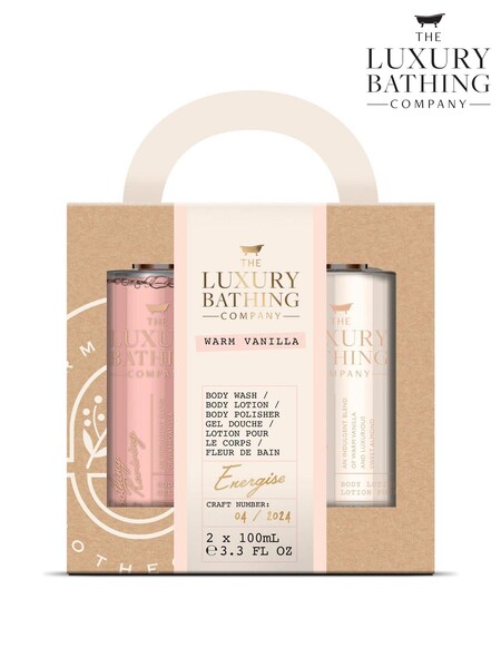 The Luxury Bathing Company Warm Vanilla Energise Gift Set (AE3370) | £7.50