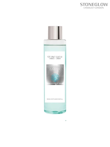Stoneglow Blue 210ml Refill Natures Gift Ocean Reed Diffuser (AE3568) | £24