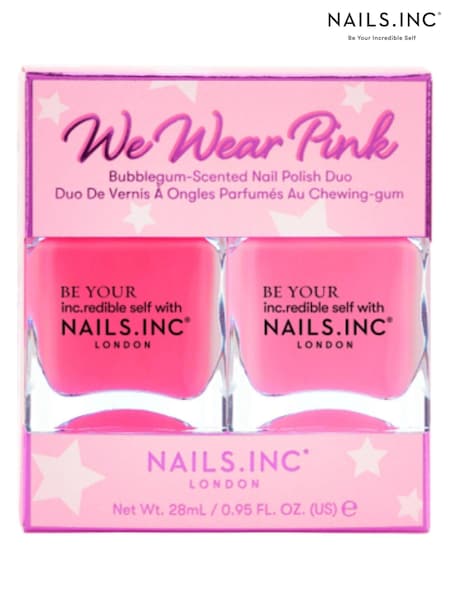 NAILS INC We Wear Pink Nail Polish Duo (AE3599) | £15