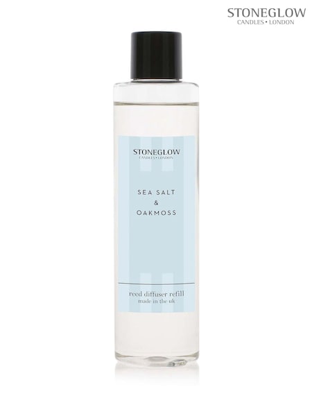 Stoneglow Blue 210ml Refill Modern Classics Sea Salt and Oakmoss Reed Diffuser (AE3661) | £23