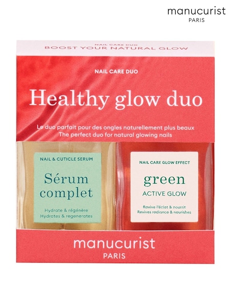 Manucurist Healthy Glow Duo Nail Set (Worth £31) (AE3691) | £25