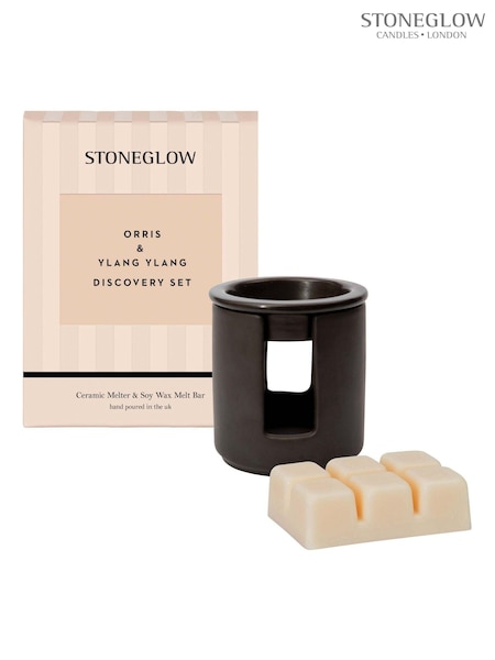 Stoneglow Orris & Ylang Ylang Modern Classics Wax Melts Black Set (AE3859) | £18