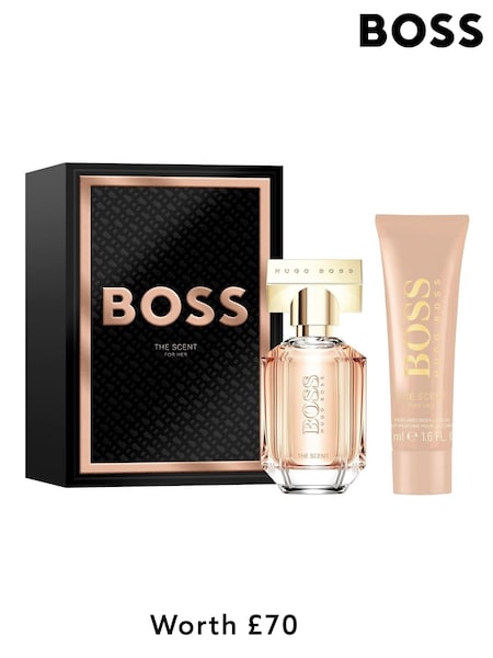 BOSS The Scent For Her Eau de Parfum 30ml & Body Lotion 50ml Gift Set (Worth £70) (AE3934) | £64