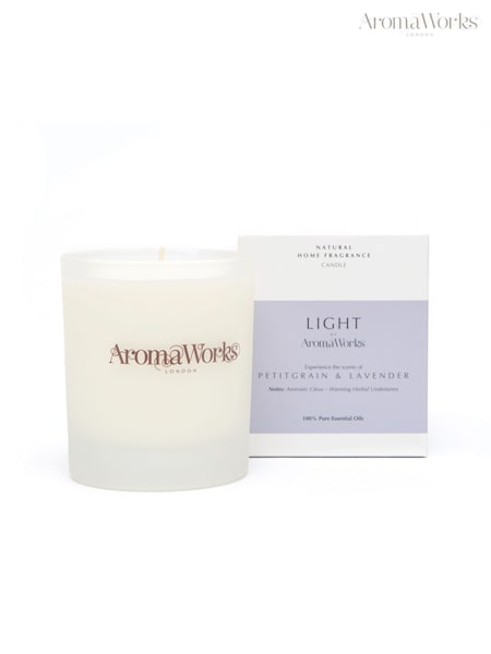 AromaWorks Light Multiwick Petitgrain & Lavender Candle (AE3939) | £19