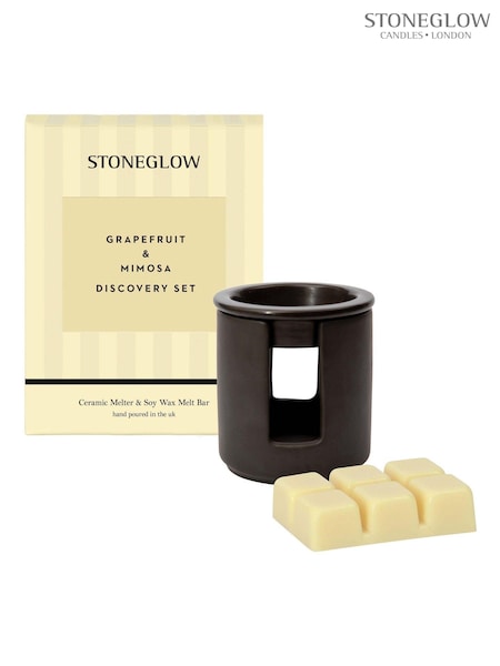 Stoneglow Grapefruit & Mimosa Modern Classics Wax Melts Black Set (AE3942) | £18