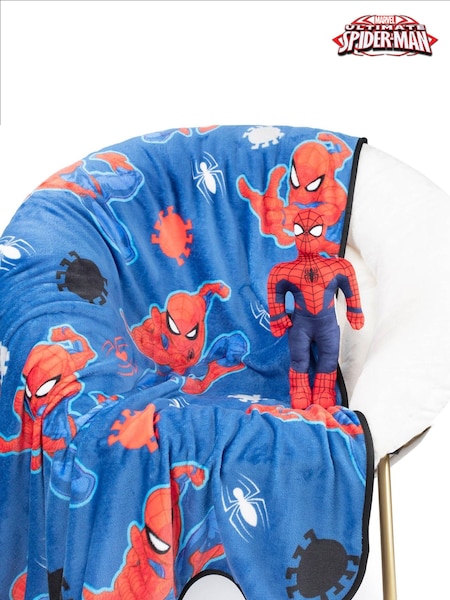 Spider-Man Blue Plush Mini Pillow Buddy Set (AE4219) | £30