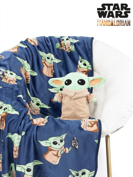 The Mandalorian Blue Grogu Plush Mini Pillow Set (AE4222) | £30
