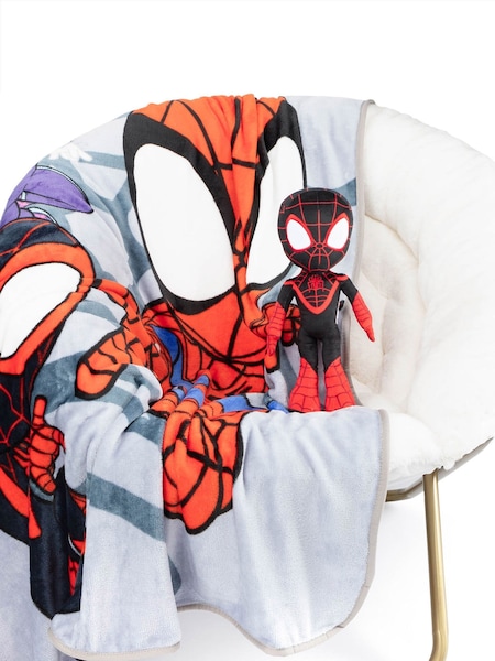 Spidey and his Amazing Friends Grey Miles Morales Pillow Buddy Set (AE4223) | £30