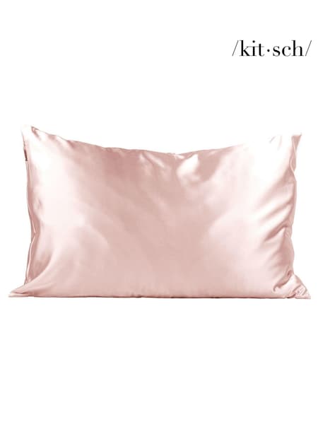 Kitsch Blush Satin Pillowcase (AE4338) | £16.50