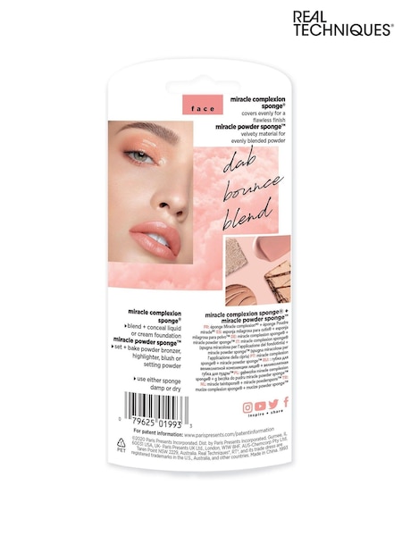 Real Techniques Miracle Complexion & Miracle Powder Makeup Sponge Duo (AE4352) | £11.50