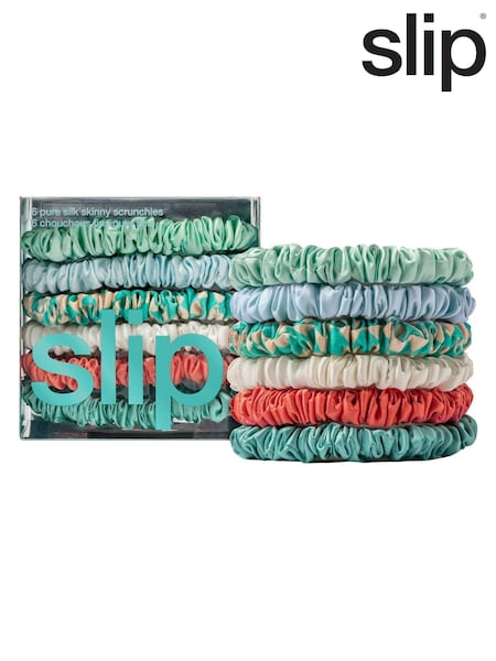 Slip Skinny 100% Pure Silk Scrunchies 6 Pack (AE4402) | £39
