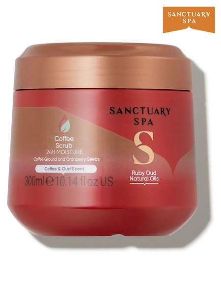 Sanctuary Spa Ruby Oud Coffee Scrub 300ml (AE4744) | £13