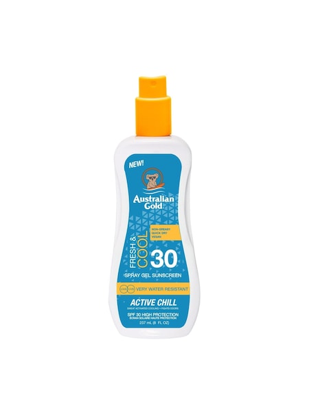 Australian Gold SPF 30 Active Chill Spray Gel Suncream 237ml (AE5187) | £17