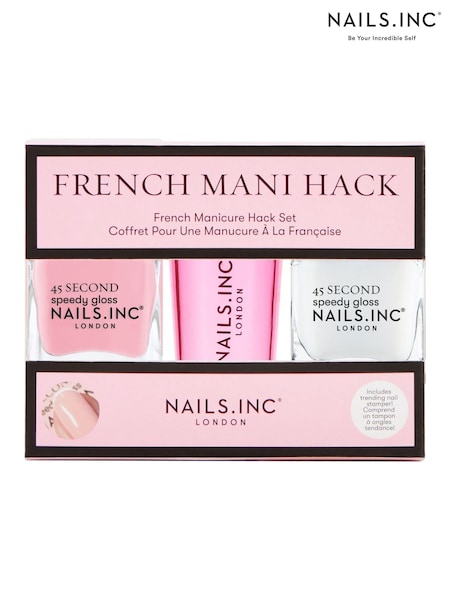 NAILS INC French Mani Hack Nail Polish Duo (AE5294) | £16