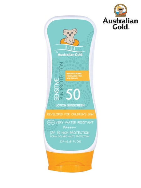 Australian Gold Kids SPF 50 Sensitive Lotion Suncream 237ml (AE5304) | £19