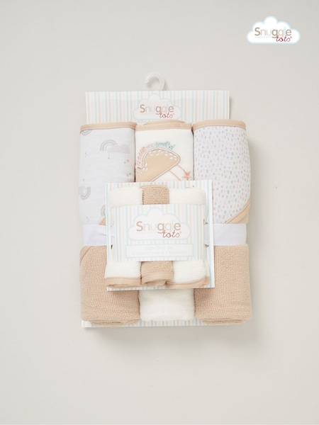 Snuggle Tots Hooded Towels and Wash Cloths 3 Pack (AE5611) | £22