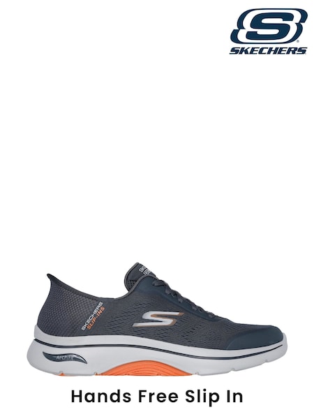 Skechers Grey Arch Fit 2.0 Simplicity 2 Slip In Wide Fit Trainers (AE5981) | £104