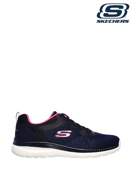 Skechers Blue Womens Bountiful Quick Path Trainers (AE6146) | £55